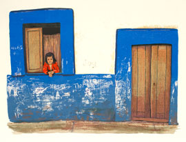 Little Girl in Red—Dolores Hidalgo