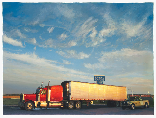 Sky and Truck